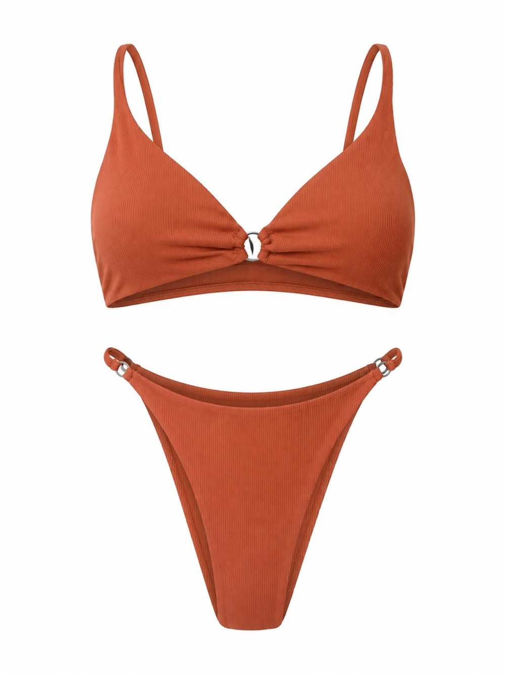 Zaful NWT rust orange bikini, size 8